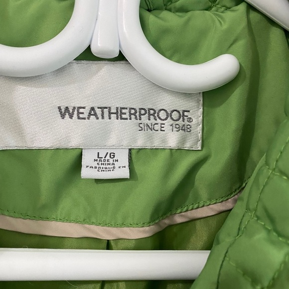 Weatherproof Green Quilted Jacket - Size Large - Picture 4 of 6